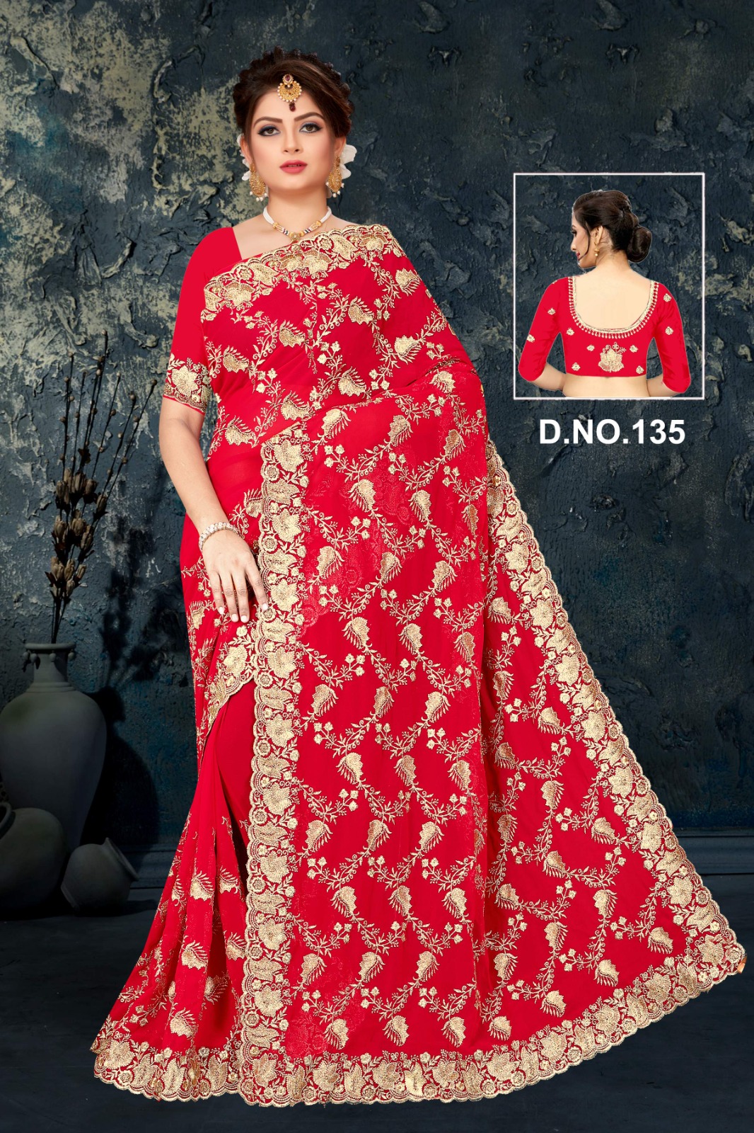 Embroidered Thread Work Ready to Wear Lehenga & Blouse With Dupatta