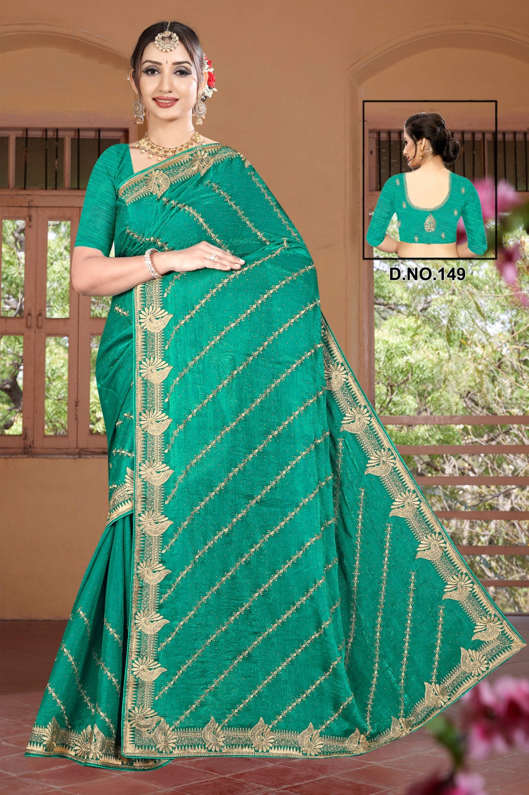 Women Embellished Party Wear Saree